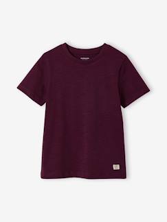 -Personaliseerbare gekleurd jongensshirt met korte mouwen