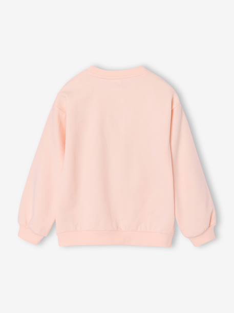 Sweater voor meisjes Tic & Tac lichtroze - vertbaudet enfant 