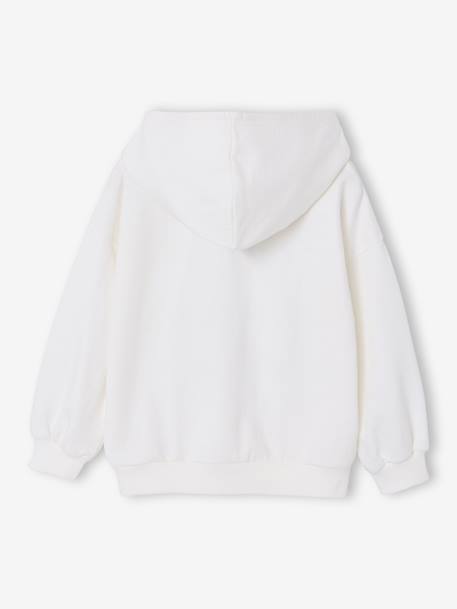 Sweater met capuchon Kuromi ecru - vertbaudet enfant 