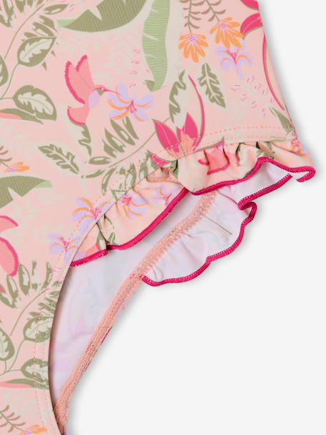 Badpak voor meisjes, 1 stuk lichtroze - vertbaudet enfant 