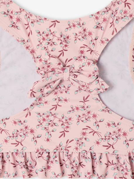 2-delig badpak voor meisjes lichtroze - vertbaudet enfant 