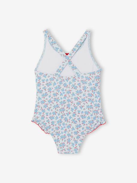 Badpak voor meisjes hemelsblauw - vertbaudet enfant 