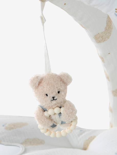 Meegroei speelmat met bogen en rand BABYLON beige+rood+sinaasappel+wit - vertbaudet enfant 