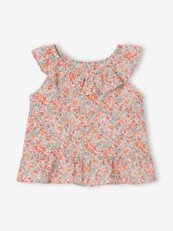 -Blouse voor babymeisjes met print