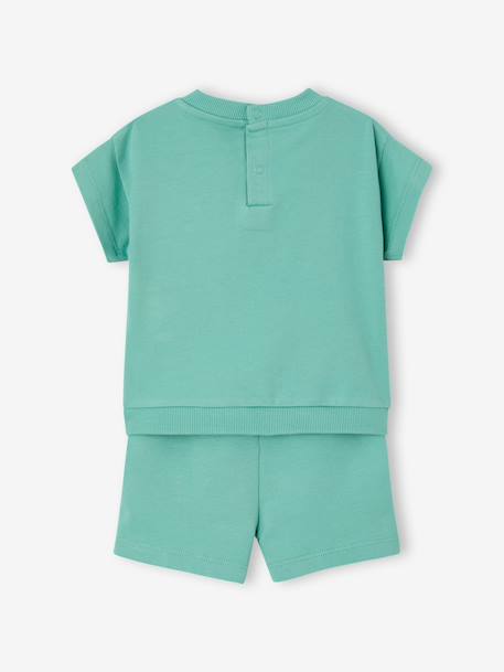 Babyset met short MICKEY mintgroen - vertbaudet enfant 