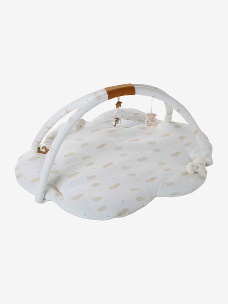 Meegroei speelmat met bogen en rand BABYLON beige+rood+sinaasappel+wit - vertbaudet enfant 