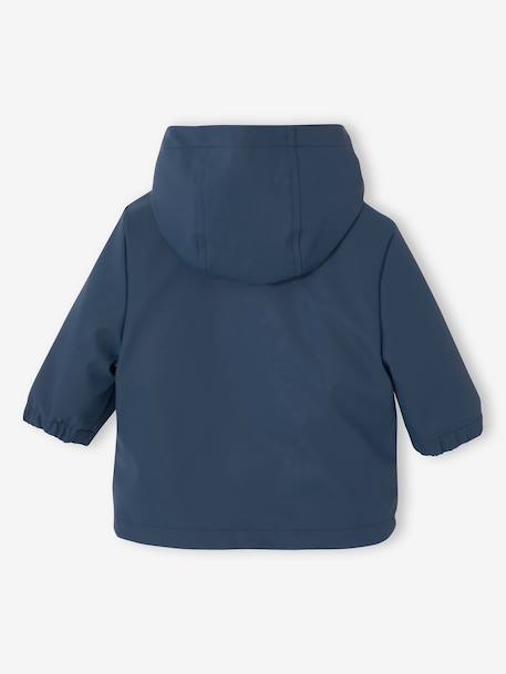 Regenjas 3 in 1 baby jongen oceaanblauw - vertbaudet enfant 