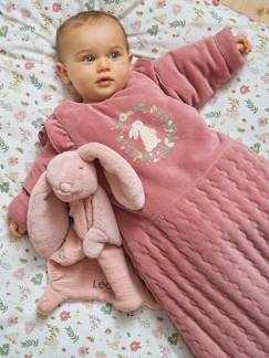 Linnengoed en decoratie-Baby beddengoed-Trappelzakken-Trappelzak met lange, afneembare mouwen LAPIN ENCHANTÉ