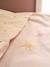 Bedovertrek + omkeerbare kussensloop voor kinderen BIRDY, met gerecycled katoen roze (poederkleur) - vertbaudet enfant 