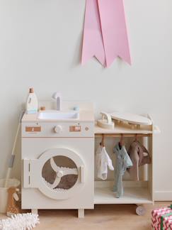 -Wasmachine met houten benodigdheden / toebehoren FSC®