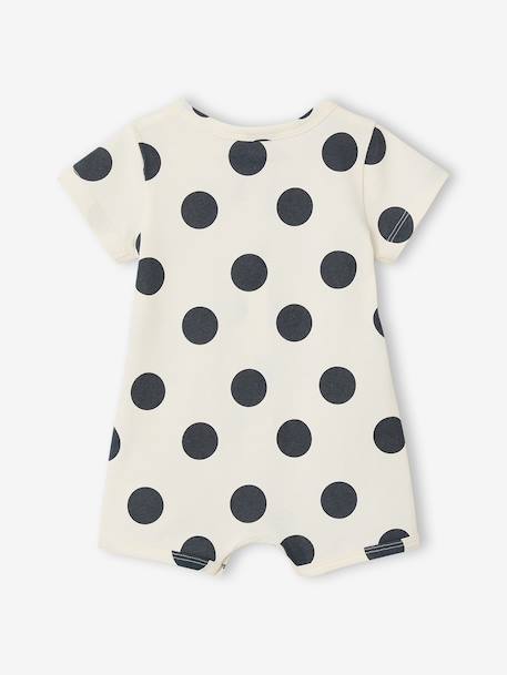 Babypakje met 2 combishorts van biologisch katoen gemêleerd beige - vertbaudet enfant 