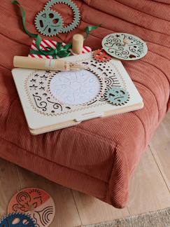 Speelgoed-Creatieve koffer met spiralen en mandala's in FSC®-hout