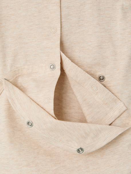 Babypakje met 2 combishorts van biologisch katoen gemêleerd beige - vertbaudet enfant 