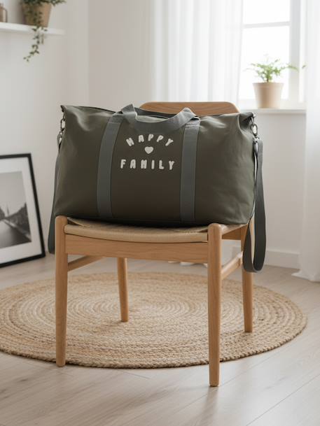 Luiertas voor het weekend La vie est pleine de surprises kaki+Marine grijs+salie - vertbaudet enfant 
