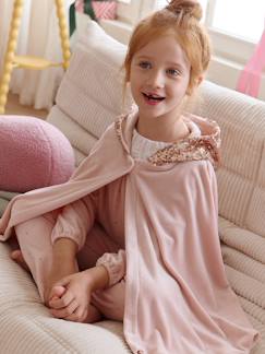 Meisje-Set pyjama voor meisjes met cape en pailletten