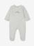 Set van 2 pyjama's voor babyjongens in fluweel / velours ijsblauw - vertbaudet enfant 