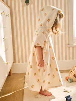 Baby-Badcape, badjas-Personaliseerbare baby badponcho PETIT OURS, met gerecycled katoen