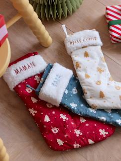 Linnengoed en decoratie-Set van 3 kerstsokken
