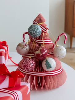 -Set van 6 3D-kerstballen