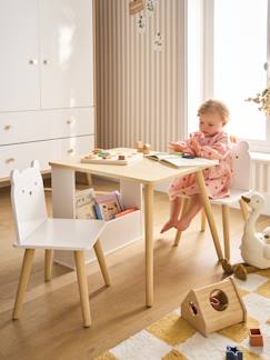 -Set tafel en 2 stoelen kind beer