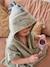 Badponcho baby personaliseerbaar Animal abrikoos+beige+lichtroze+okergeel+olijf - vertbaudet enfant 