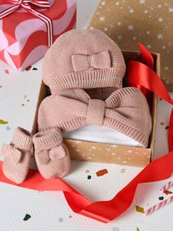 Baby-Accessoires-Kerst babyset muts snood wanten