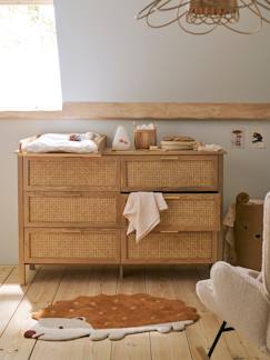 -Commode dubbel riet met 6 laden, diepte 42cm - ELLA