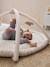 Meegroei speelmat met bogen en rand BABYLON beige+rood+sinaasappel+wit - vertbaudet enfant 