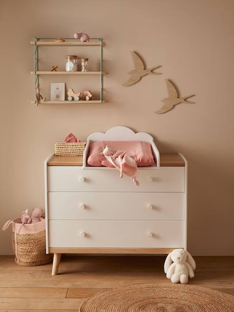 Commode handgrepen CONFETTI Groen+wit - vertbaudet enfant 
