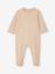 Set van 3 pyjama's baby van biologisch katoen beige+ecru+saliegroen - vertbaudet enfant 