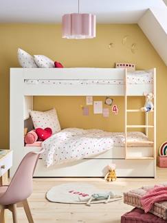 -Stapelbed kind 90x190cm met laden en bibliotheek - IDAHO
