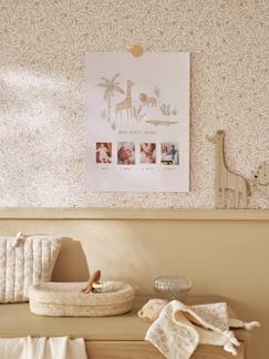 Linnengoed en decoratie-Geboorteposter BABYLON