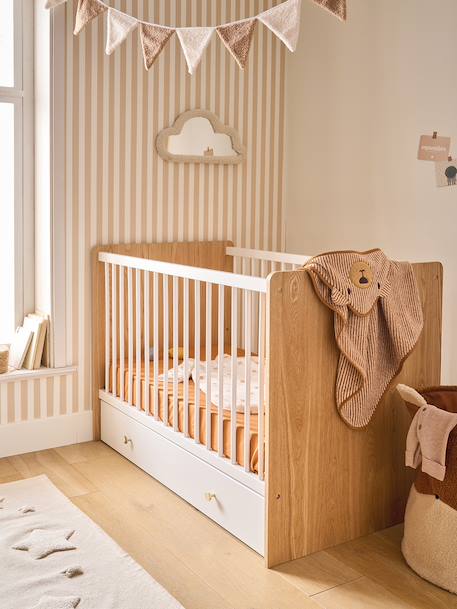 Evolutief babybed 60x120cm MOONLIGHT wit - vertbaudet enfant 