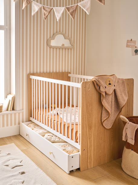 Evolutief babybed 60x120cm MOONLIGHT wit - vertbaudet enfant 