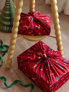 Linnengoed en decoratie-Set van 2 furoshiki