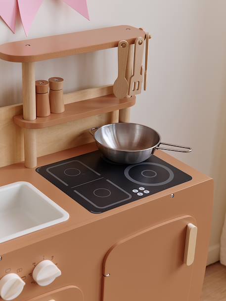 Houten design keukentje karamel+wit - vertbaudet enfant 