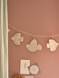 Linnengoed en decoratie-Decoratie-Slinger-Slinger met vogels in vilt