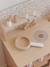 Houten keukentje met accessoires van FSC®-hout ecru+rozen+saliegroen - vertbaudet enfant 