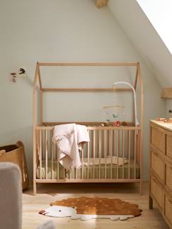 -Babybed in de vorm van een hut