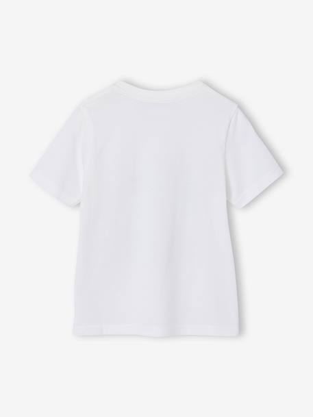 Set van 3 T-shirt met korte mouwen amandelgroen+karamel+marineblauw+pecannoot+petrolblauw+saliegroen - vertbaudet enfant 