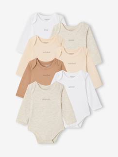 Baby-Body-Set van 7 body's met lange mouwen