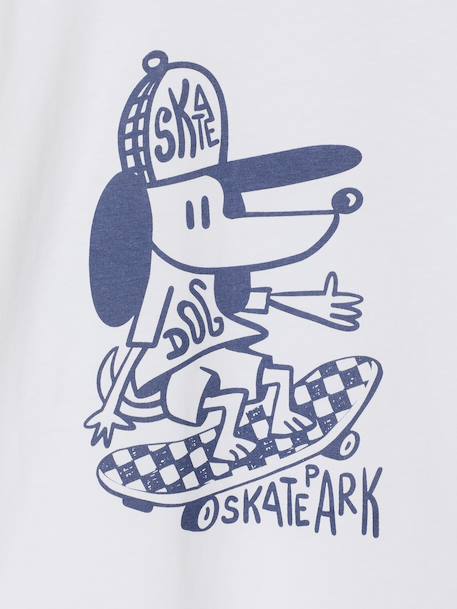 Set van 3 T-shirt met korte mouwen amandelgroen+karamel+marineblauw+pecannoot+petrolblauw+saliegroen - vertbaudet enfant 