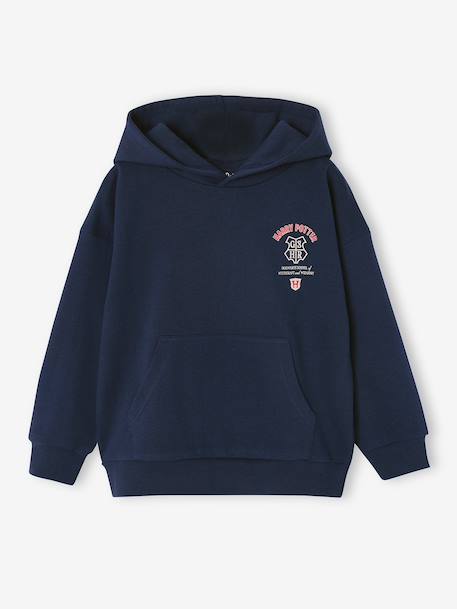 Sweater met capuchon jongen HARRY POTTER marineblauw - vertbaudet enfant 