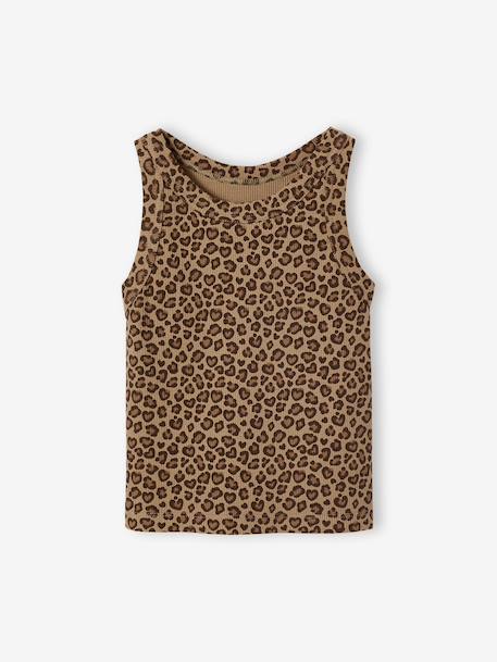 Meisjessweater in ribstof beige+blauw, gestreept+ecru+saliegroen - vertbaudet enfant 