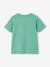 T-shirt voor jongens met print blauwgroen+gemêleerd wit+middenblauw+mintgroen+okergeel+olijf+terracotta - vertbaudet enfant 