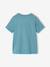 T-shirt voor jongens met print blauwgroen+gemêleerd wit+middenblauw+mintgroen+okergeel+olijf+terracotta - vertbaudet enfant 