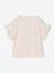 T-shirt voor meisjes van pointelle tricot ecru - vertbaudet enfant 
