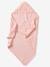 Badcape + washandje MIJN HART roze, bedrukt - vertbaudet enfant 