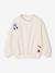 Sweater voor meisjes met smeltbare patch. ecru - vertbaudet enfant 