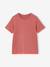 Set van 3 T-shirt met korte mouwen amandelgroen+karamel+marineblauw+pecannoot+petrolblauw+saliegroen - vertbaudet enfant 